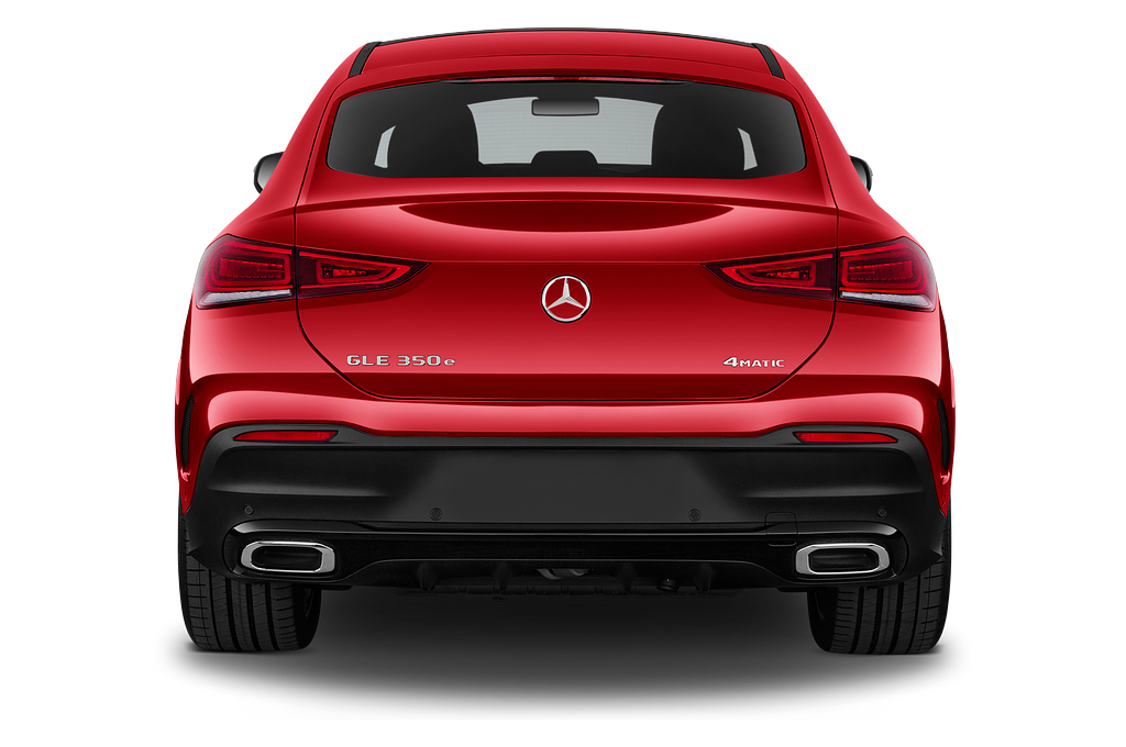 Mercedes GLE Coupe (Baujahr 2021) 350 e AMG Line 5 Türen Heckansicht