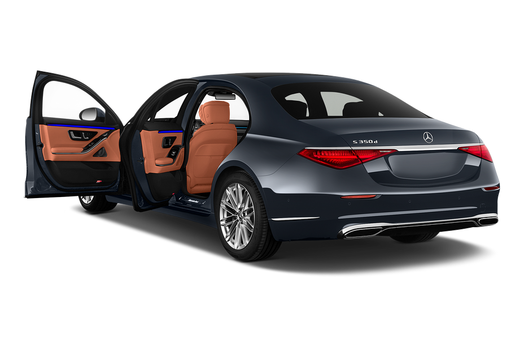 Mercedes S Class (Baujahr 2021) - 4 Türen Tür geöffnet