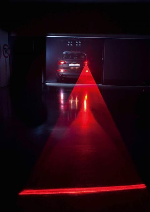 Laser-Nebelschlussleuchte - Audi Lichtsysteme der Zukunft auf der CES 2013