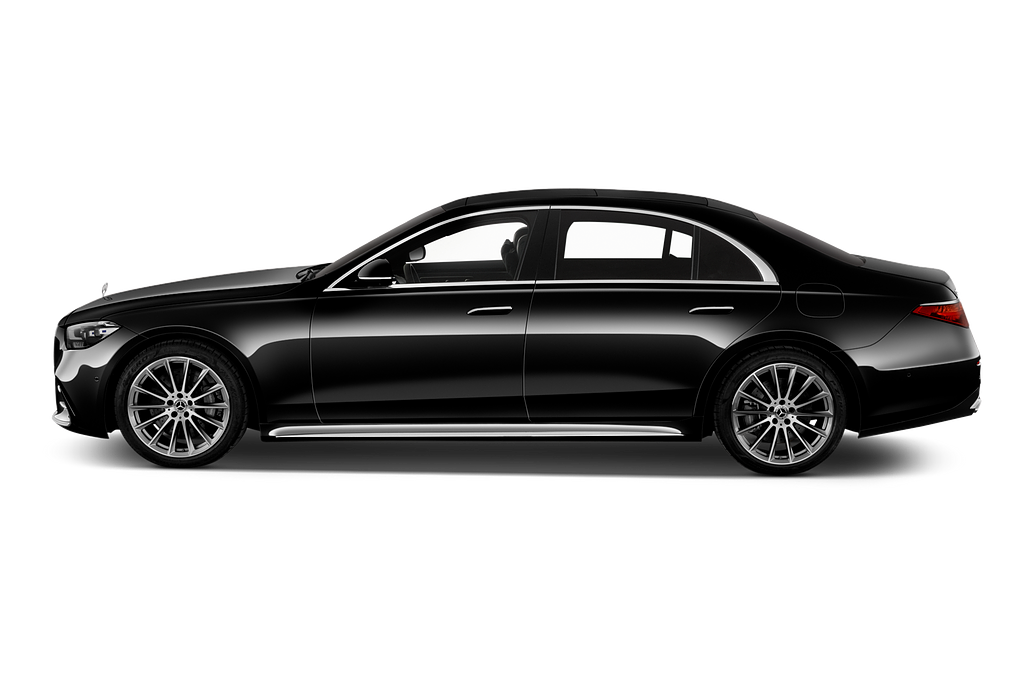 Mercedes S Class (Baujahr 2022) 580e AMG-Line 4 Türen Seitenansicht