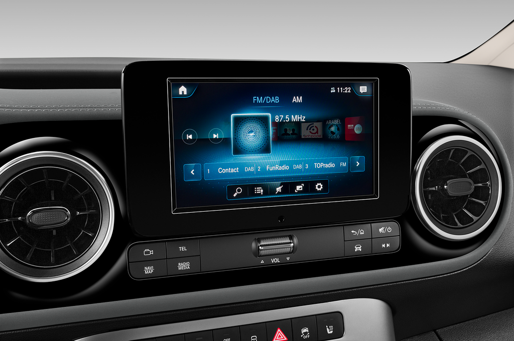 Mercedes T Class (Baujahr 2023) Standard 5 Türen Radio und Infotainmentsystem