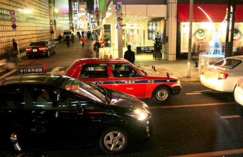 Straßenverkehr in Tokio