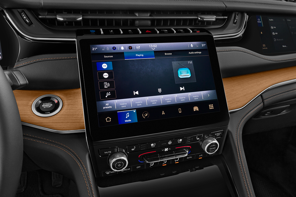 Jeep Grand Cherokee PHEV (Baujahr 2023) Summit Reserve 5 Türen Radio und Infotainmentsystem