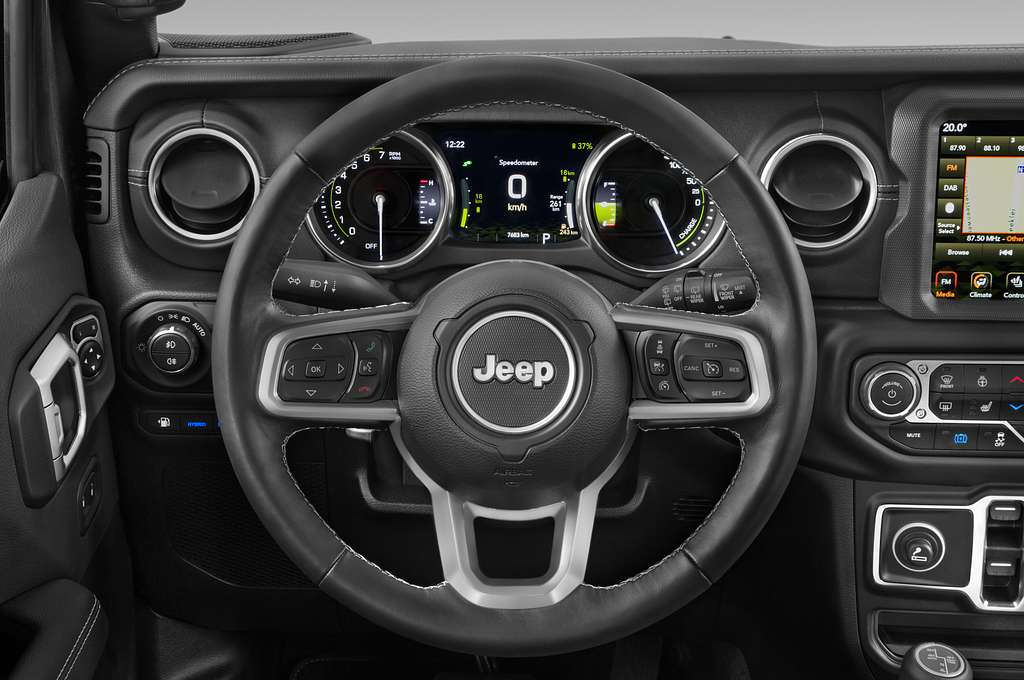 Jeep Wrangler 4xe (Baujahr 2021) 80th Anniversary 5 Türen Lenkrad