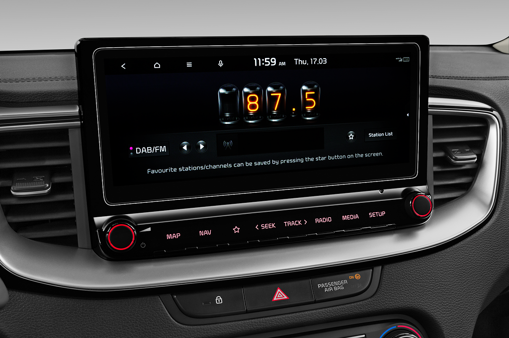 Kia Ceed (Baujahr 2022) Vision 5 Türen Radio und Infotainmentsystem