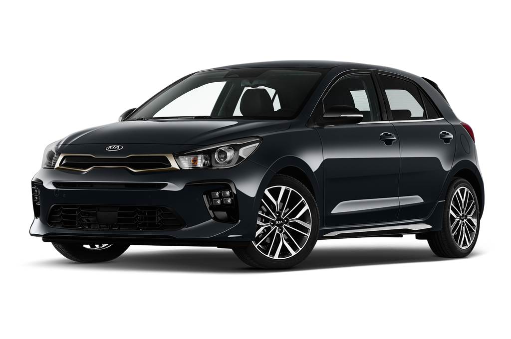 Kia Rio (Baujahr 2021) GT Line 5 Türen seitlich vorne mit Felge