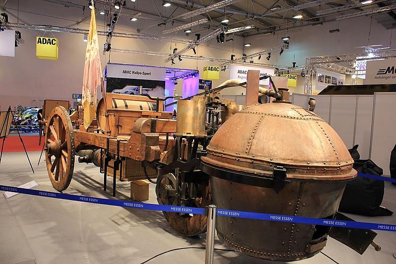 Das Prinzip des Dampfwagens von Fardier de Cugnot ist 245 Jahre alt.