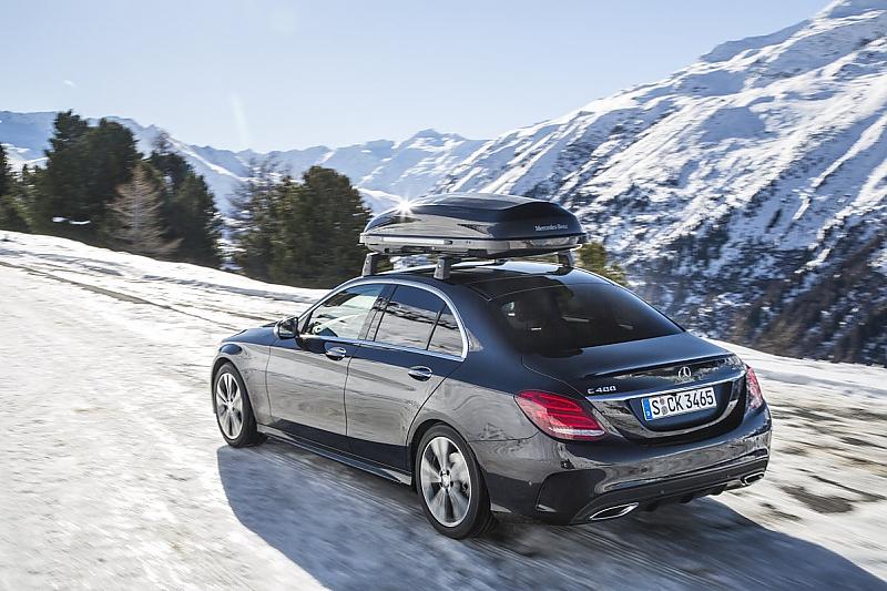 Mercedes C 400 4matic im Winter