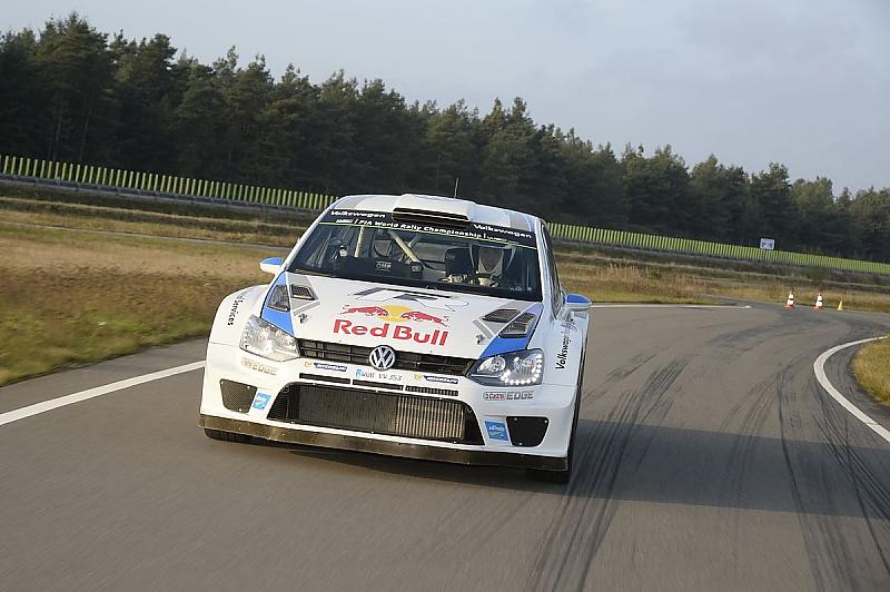 Der Weltmeister-VW Polo R WRC von Sebastien Ogier.