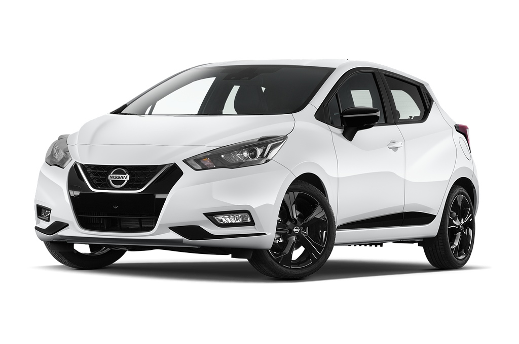 Nissan Micra (Baujahr 2021) N-Sport 5 Türen seitlich vorne mit Felge