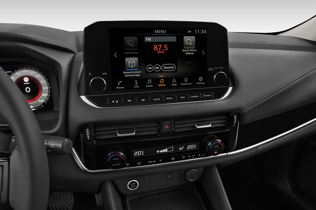 Nissan Qashqai (Baujahr 2022) N-Connecta 5 Türen Mittelkonsole
