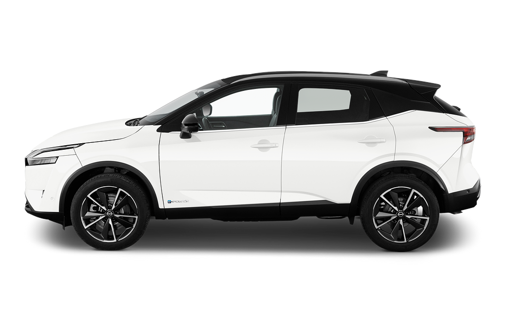 Nissan Qashqai (Baujahr 2022) EV N-Connecta 5 Türen Seitenansicht
