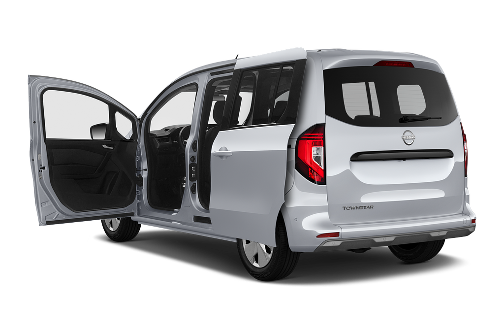 Nissan Townstar Combi (Baujahr 2022) N-Connecta 5 Türen Tür geöffnet