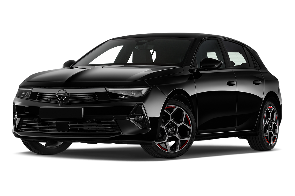 Opel Astra (Baujahr 2022) GS Line 5 Türen seitlich vorne mit Felge