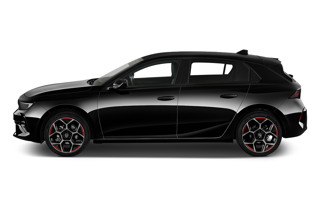 Opel Astra (Baujahr 2022) GS Line 5 Türen Seitenansicht