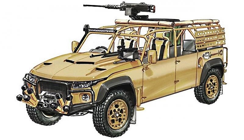 Eine Skizze des Wildcat LSV320
