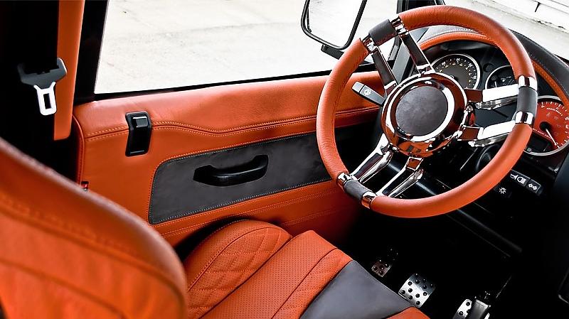 Das Interieur im Wildcat Defender V8 DKR ist sehr edel