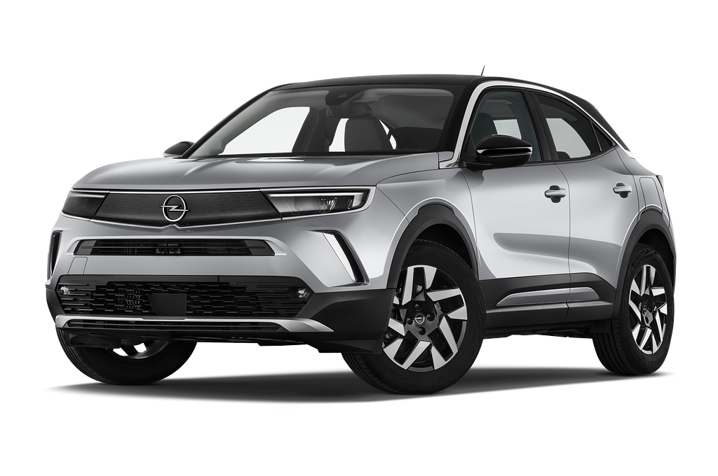 Opel Mokka Electric (Baujahr 2023) Elegance 5 Türen seitlich vorne mit Felge