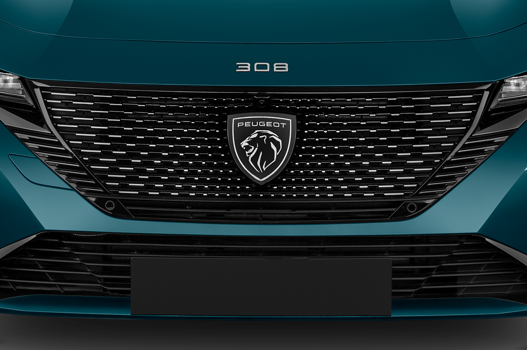 Peugeot 308 SW (Baujahr 2022) GT Pack 5 Türen Kühlergrill und Scheinwerfer