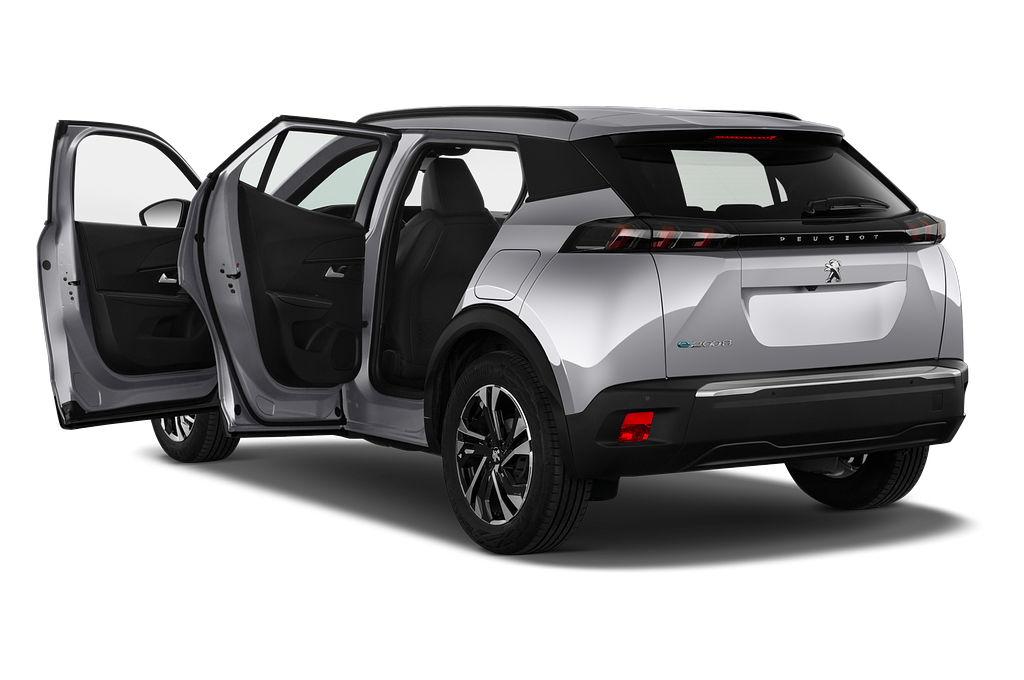 Peugeot e-2008 (Baujahr 2023) Allure Pack 5 Türen Tür geöffnet