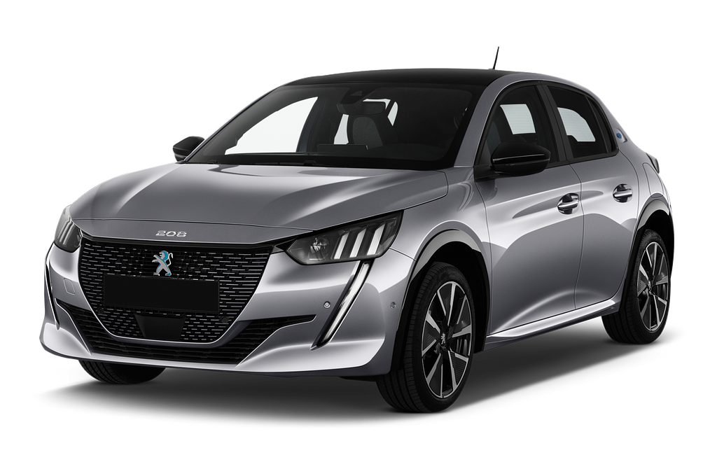 Peugeot e-208 (Baujahr 2020) GT 5 Türen seitlich vorne