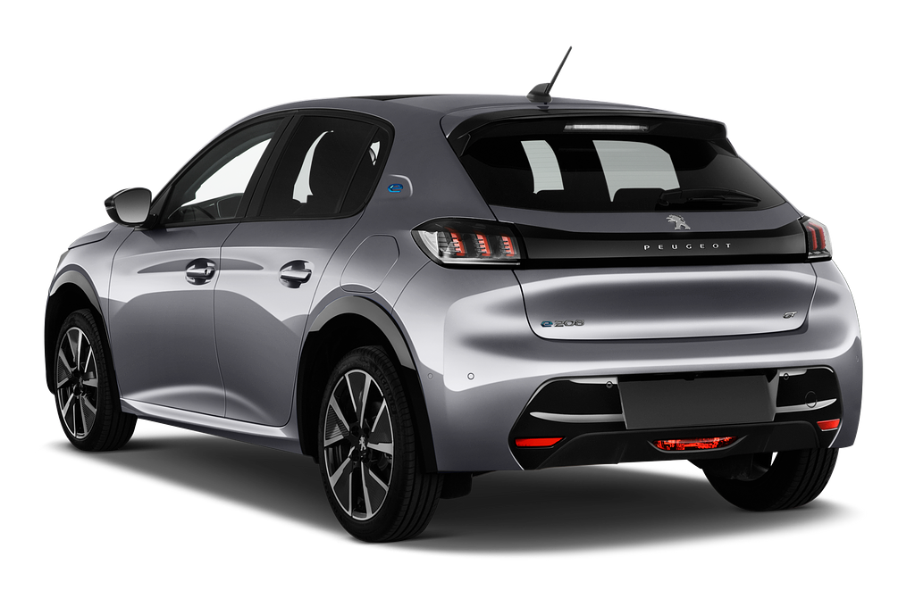 Peugeot e-208 (Baujahr 2020) GT 5 Türen seitlich hinten