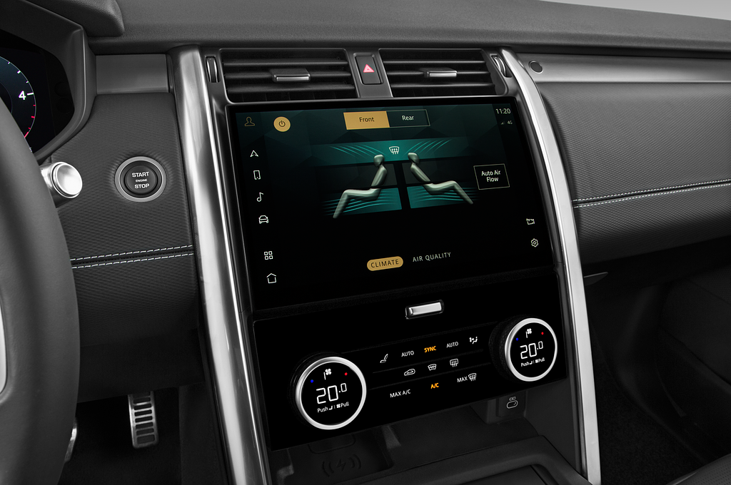 Land Rover Discovery (Baujahr 2021) R Dynamic HSE 5 Türen Temperatur und Klimaanlage