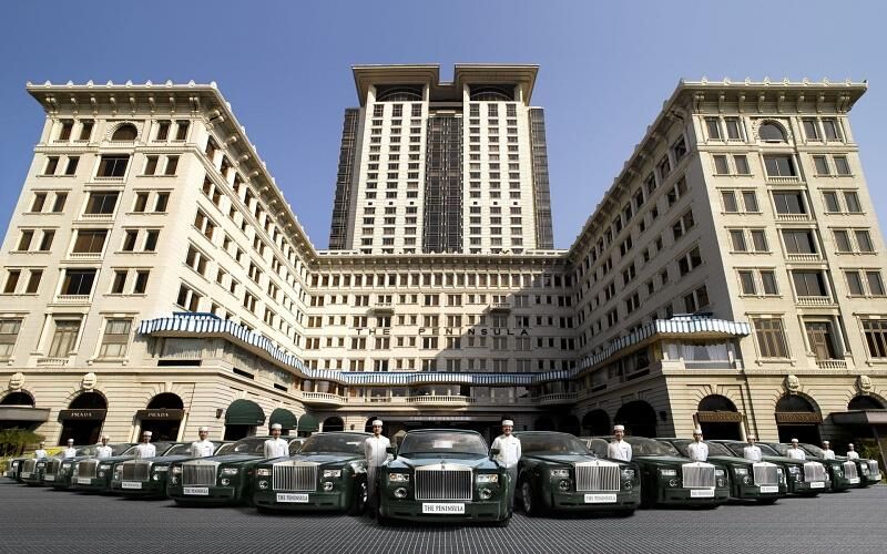 Peninsula Hotel Hong Kong Rolls-Royce mit Pagen