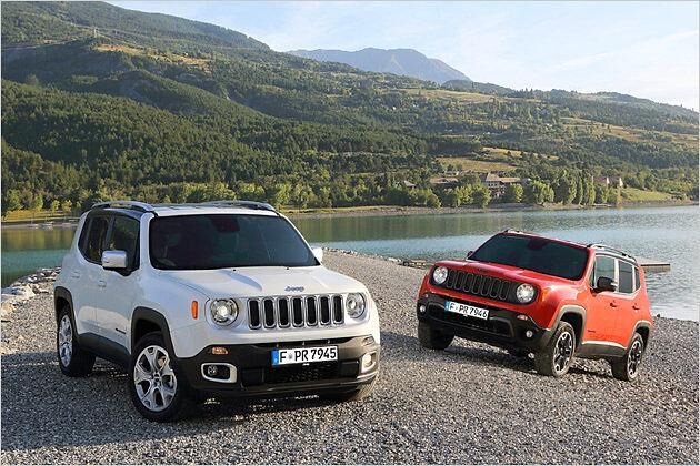 Den Renegade wird es in vier verschiedenen Ausstattungslinien geben: Sport, Longitude, Limited und Trailhawk
