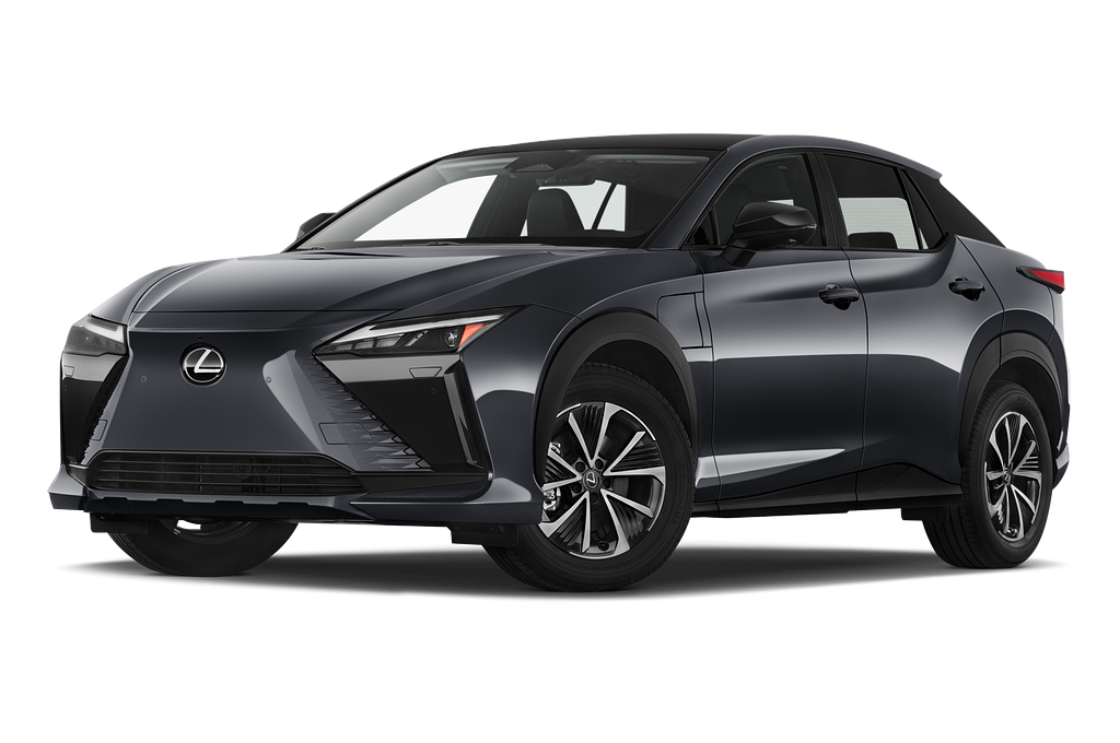 Lexus RZ (Baujahr 2023) 450e Executive 5 Türen seitlich vorne mit Felge
