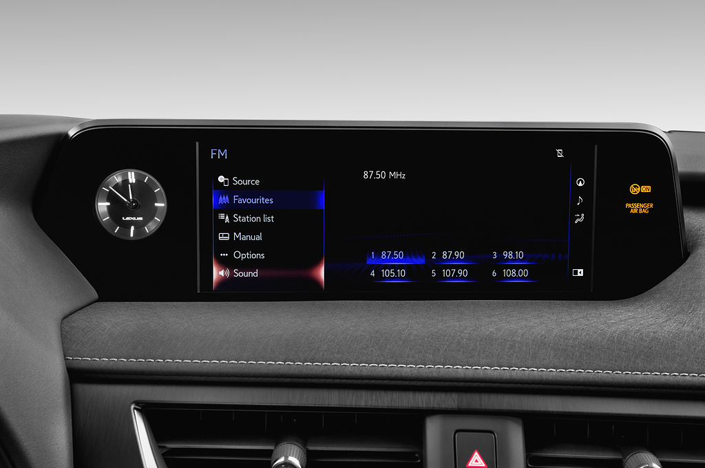 Lexus UX 300e (Baujahr 2021) Luxury Line 5 Türen Radio und Infotainmentsystem