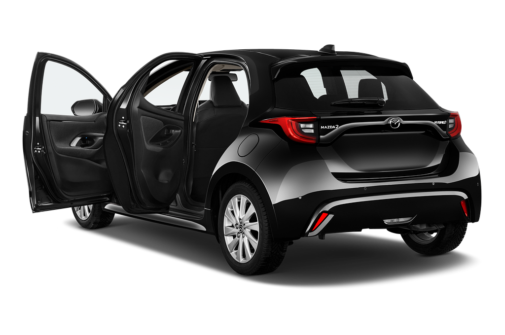 Mazda Mazda2 Hybrid (Baujahr 2022) Select 5 Türen Tür geöffnet
