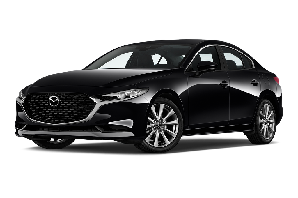 Mazda Mazda3 Fastback (Baujahr 2019) - 4 Türen seitlich vorne mit Felge