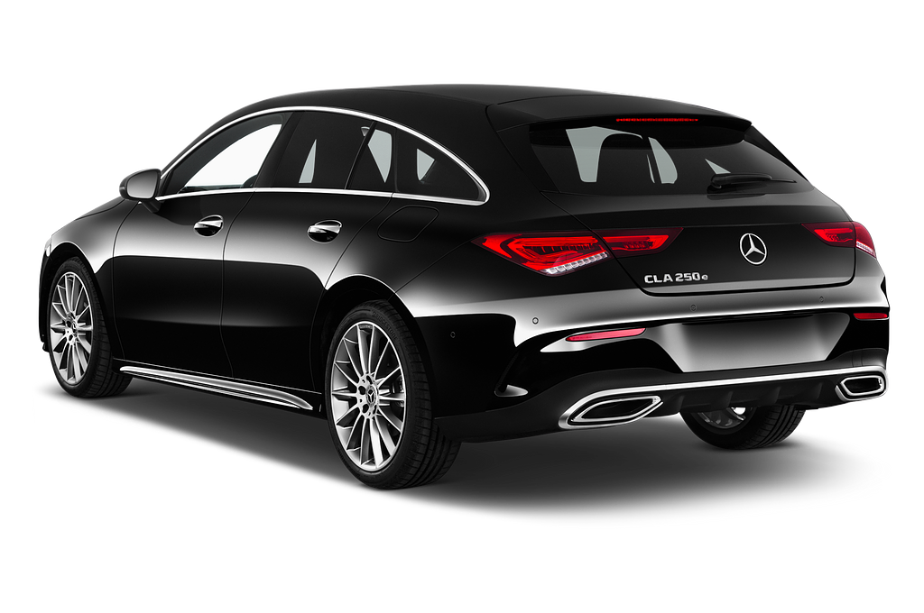 Mercedes CLA Shooting Brake (Baujahr 2022) 250 e AMG Line 5 Türen seitlich hinten