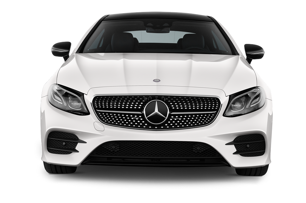 Mercedes E Class (Baujahr 2021) AMG Line 2 Türen Frontansicht