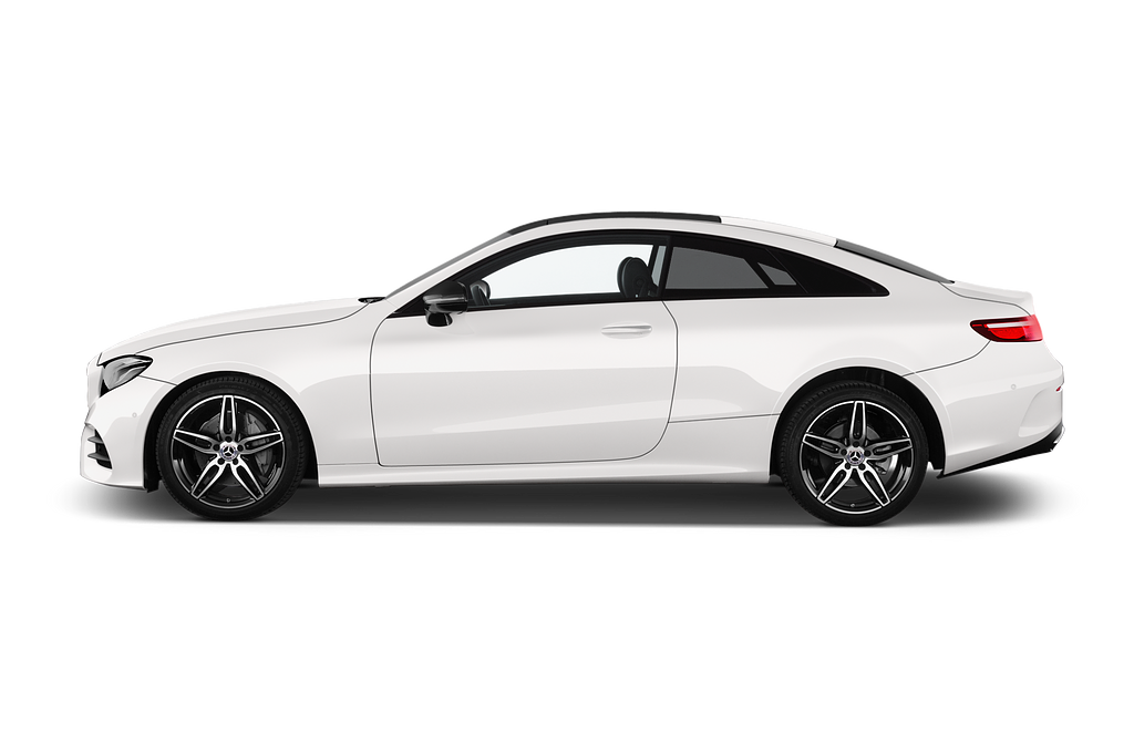 Mercedes E Class (Baujahr 2021) AMG Line 2 Türen Seitenansicht