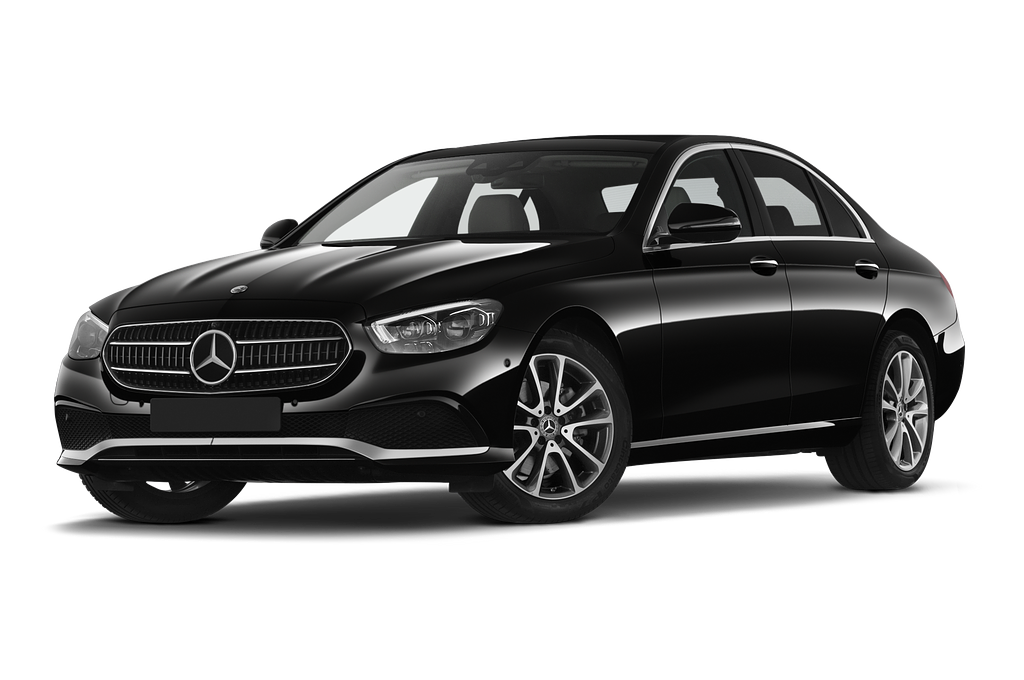 Mercedes E Class (Baujahr 2021) Avantgarde 4 Türen seitlich vorne mit Felge