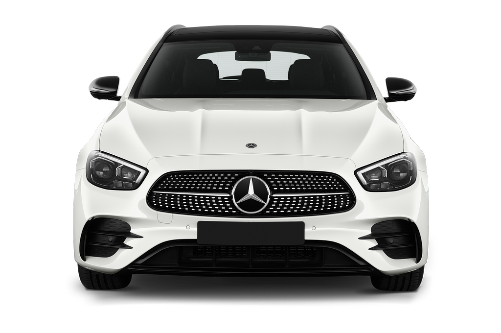 Mercedes E Class (Baujahr 2021) AMG Line 5 Türen Frontansicht
