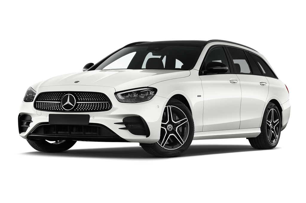 Mercedes E Class (Baujahr 2021) AMG Line 5 Türen seitlich vorne mit Felge