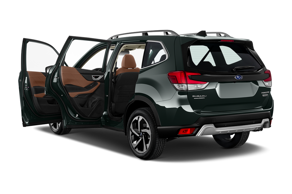 Subaru Forester (Baujahr 2022) Platinum 5 Türen Tür geöffnet