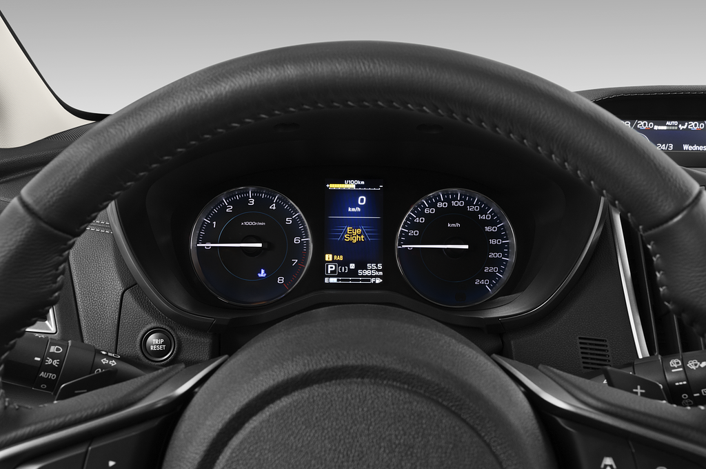 Subaru Impreza (Baujahr 2021) Trend 5 Türen Tacho und Fahrerinstrumente