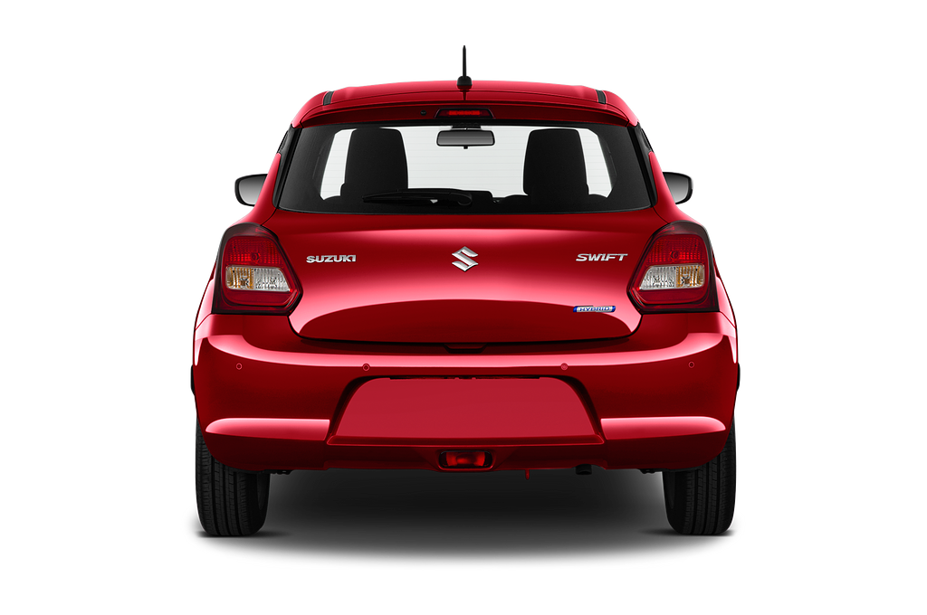 Suzuki Swift (Baujahr 2020) Comfort Hybrid 5 Türen Heckansicht