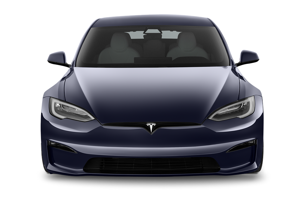 Tesla Model S (Baujahr 2021) Plaid 5 Türen Frontansicht