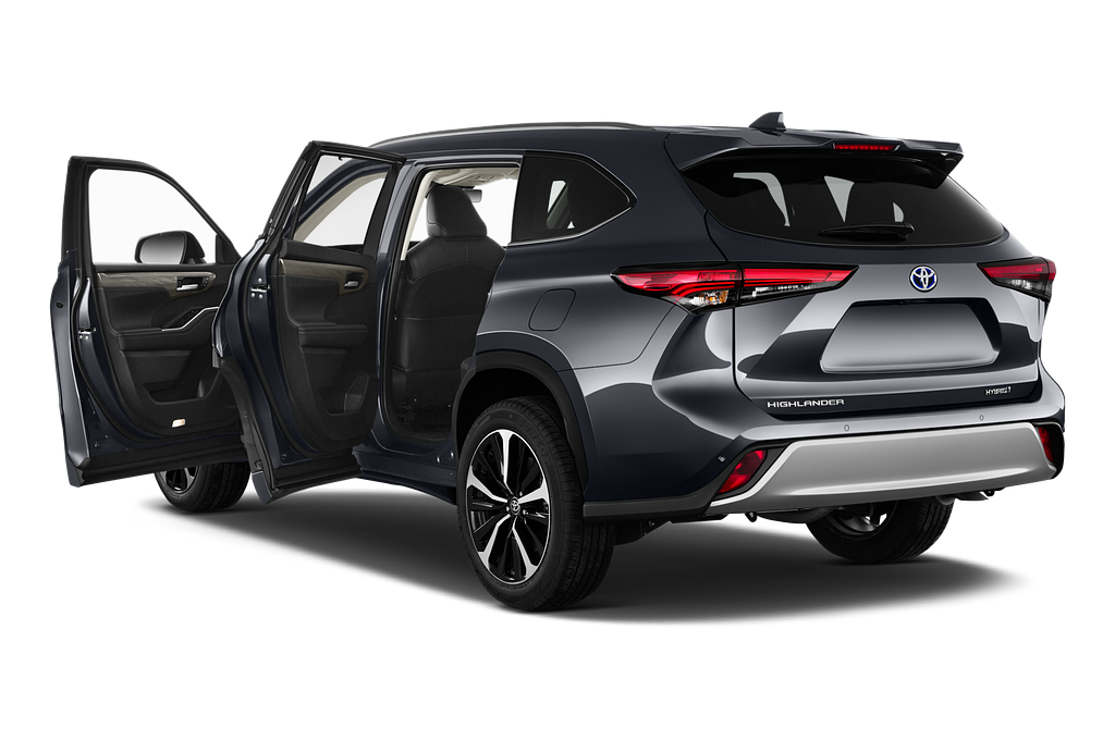 Toyota Highlander (Baujahr 2021) Luxury 5 Türen Tür geöffnet