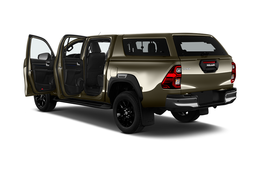 Toyota Hilux (Baujahr 2021) Invincible Crew Cab 4 Türen Tür geöffnet