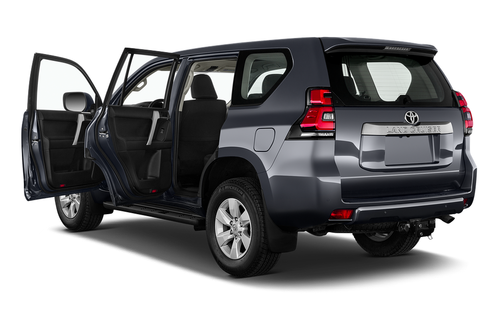 Toyota Land Cruiser 150 (Baujahr 2021) Comfort - 5 Turer 5 Türen Tür geöffnet