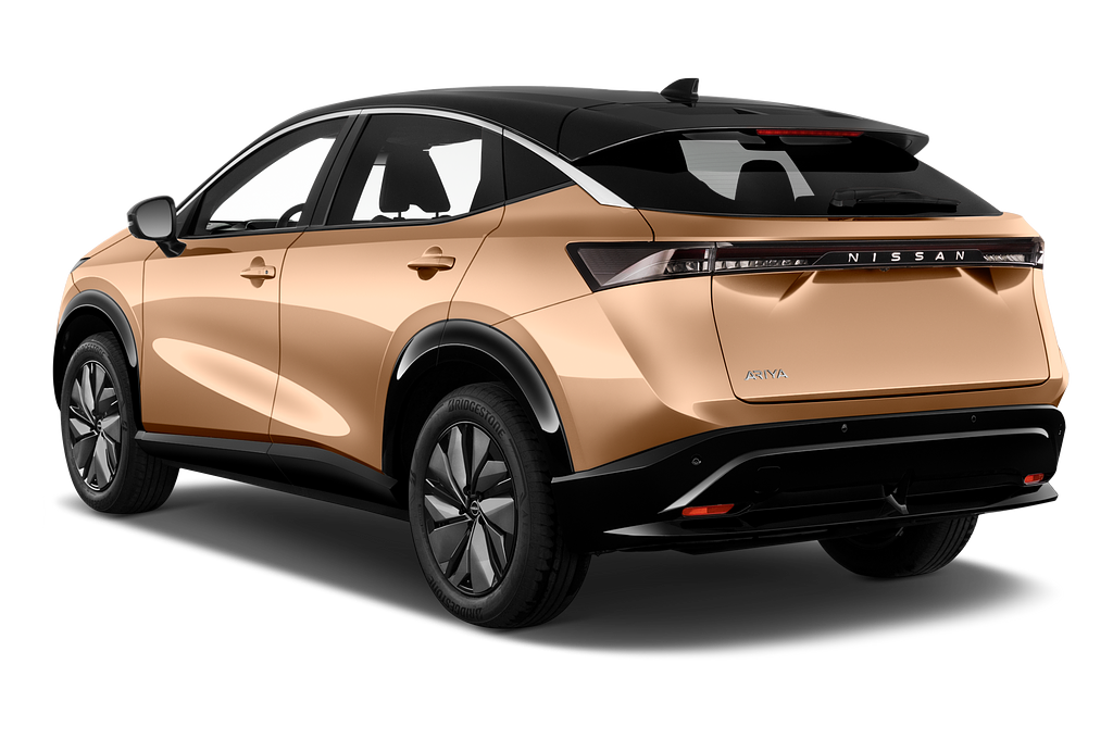 Nissan Ariya EV (Baujahr 2022) Evolve Pack 5 Türen seitlich hinten