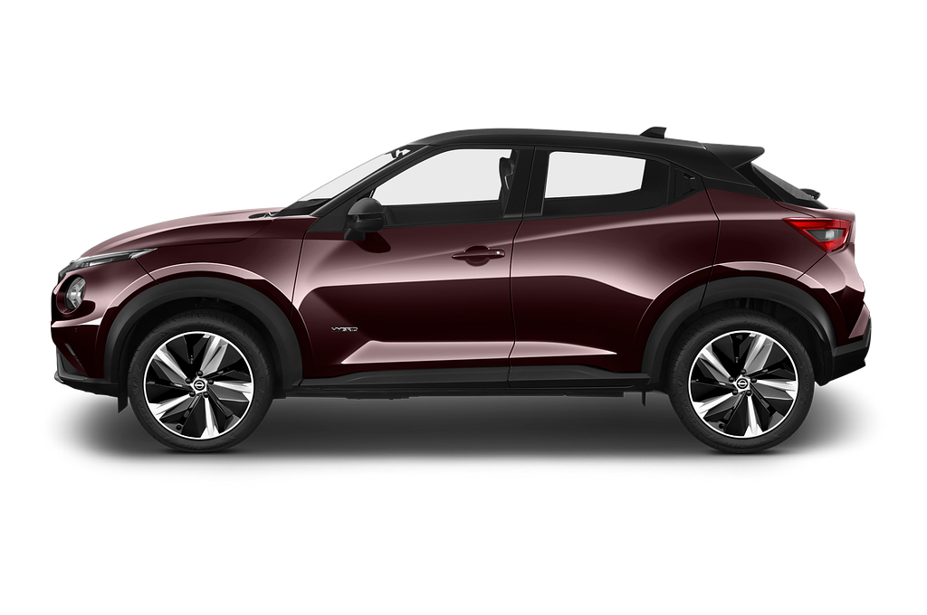 Nissan Juke (Baujahr 2022) Hybrid N-Design 5 Türen Seitenansicht