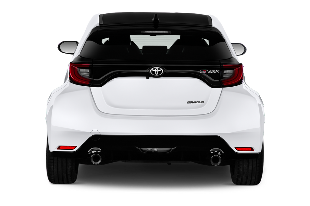 Toyota Yaris (Baujahr 2021) GR 3 Türen Heckansicht