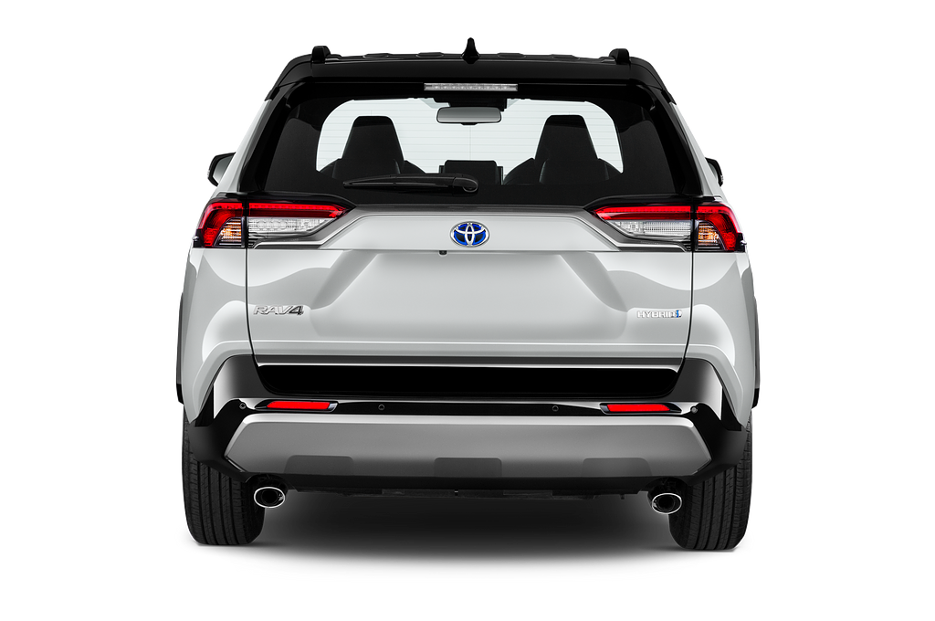 Toyota RAV4 Hybride (Baujahr 2021) Style Selection 5 Türen Heckansicht